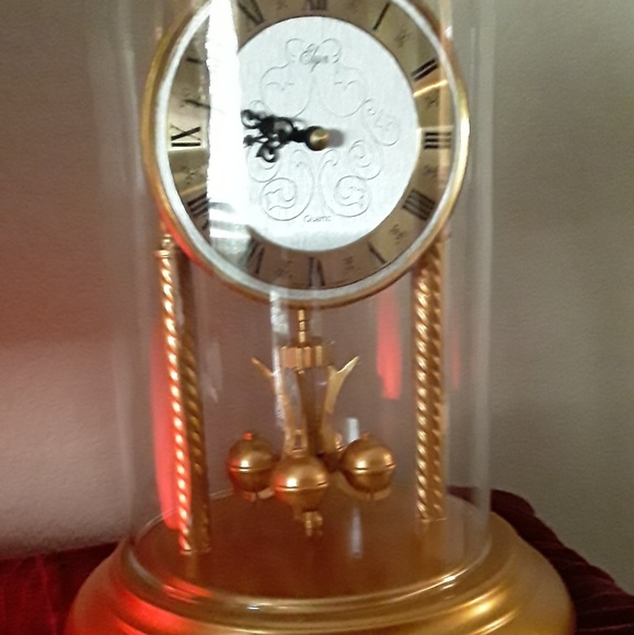 Vintage Elgin Quartz Globe Clock - Picture 4 of 6